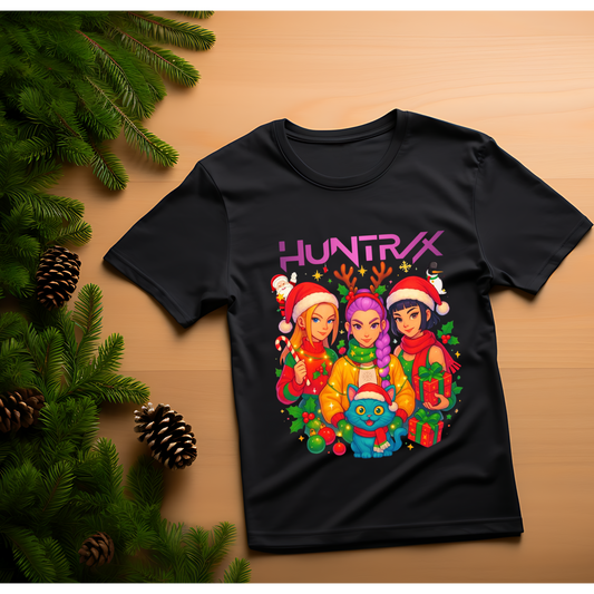 🎄 Huntrix Christmas Sweatshirt – K-Pop Demon Hunters Holiday Edition Kendra's Self-Made Originations