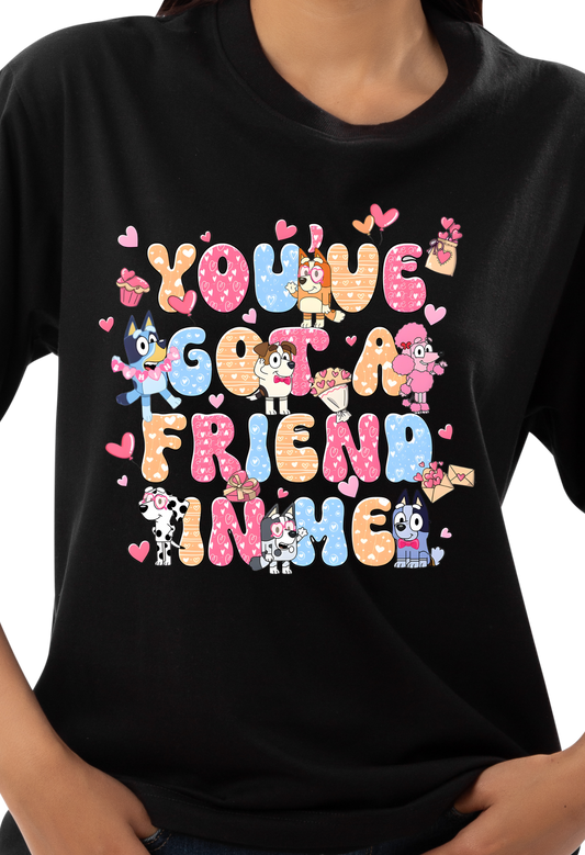 💘 “You’ve got a friend in me” Kids Valentine Shirt 💘 Kendra's Self-Made Originations
