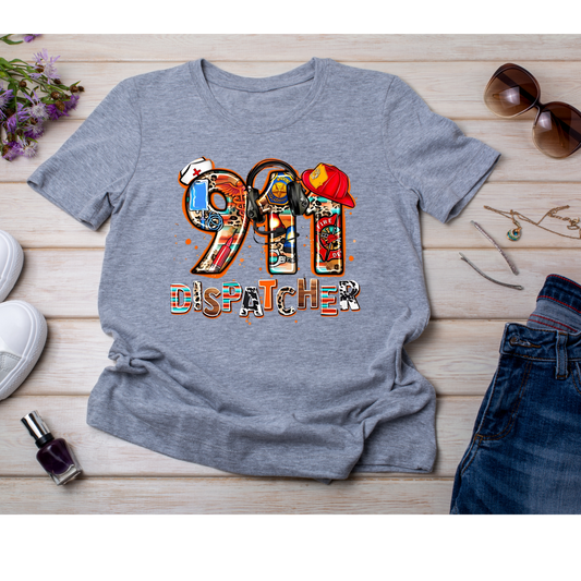 ☎️ 911 Dispatcher Tee – Everyday Heroes Collection Kendra's Self-Made Originations
