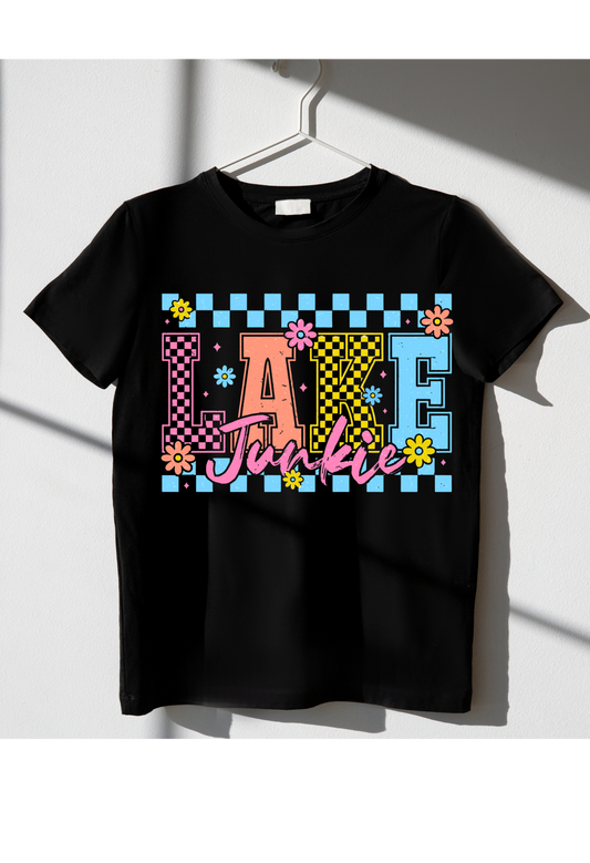 Lake Junkie Shirt | Summer Lake Shirt | Retro Lake Life Tee | Cute Vacation Shirt | Boho Summer Graphic Tee Kendra's Self-Made Originations