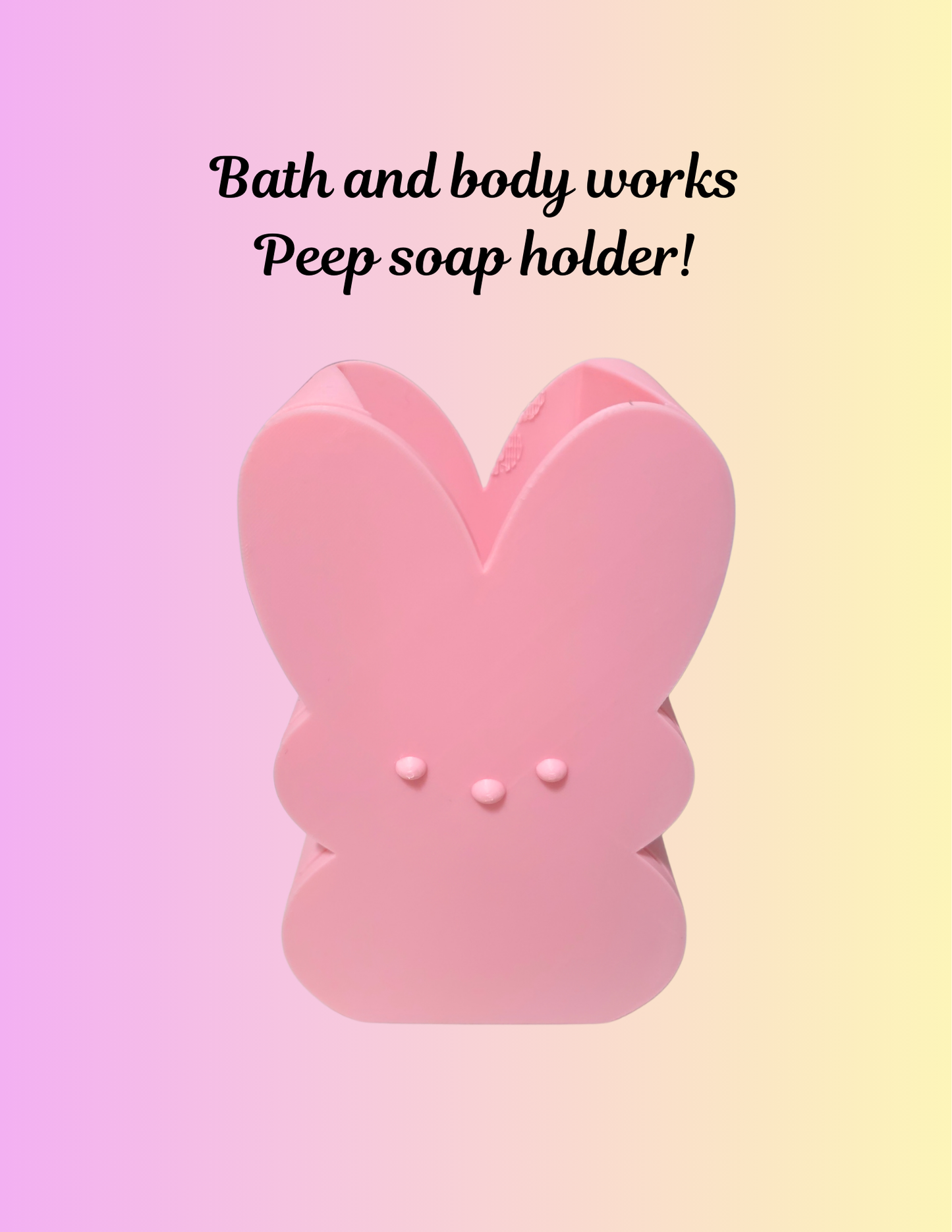 Peep-inspired soap holder Kendra's Self-Made Originations