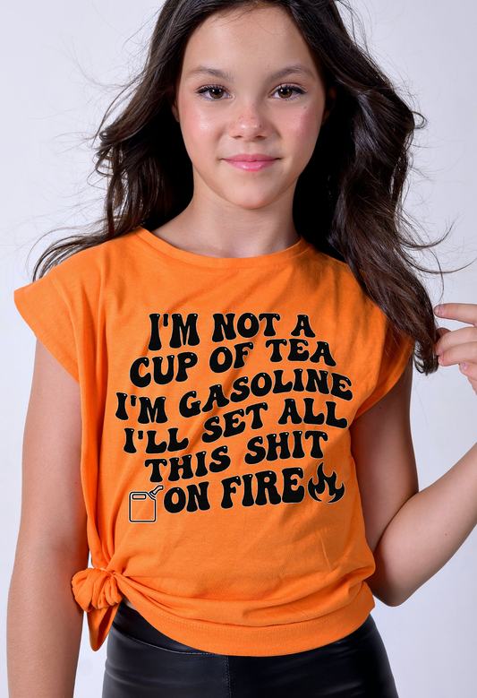 I’m Not a Cup of Tea Shirt, Funny Attitude Shirt, Sassy Graphic Tee, Bold Statement Shirt, Trendy Streetwear Tee, Edgy Funny Shirt, Gift for Her Kendra's Self-Made Originations