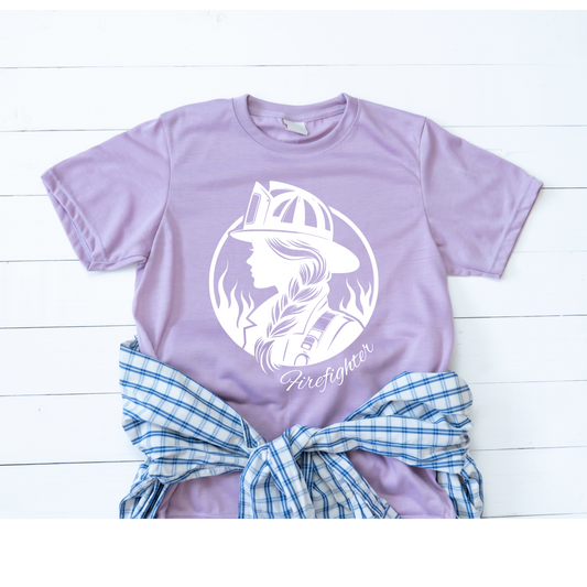 👩🚒 Women Firefighter Silhouette Tee – Heroes Collection Kendra's Self-Made Originations