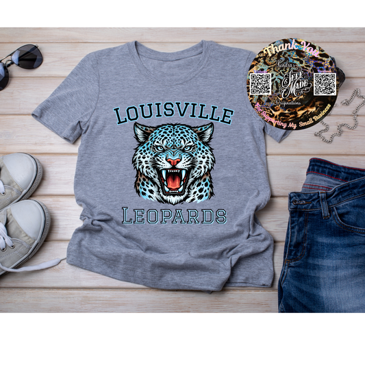 🐆 Louisville Leopards Spirit Wear Shirt Kendra's Self-Made Originations
