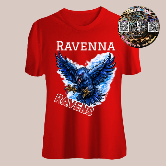 Ravenna Ravens spirit wear Kendra's Self-Made Originations