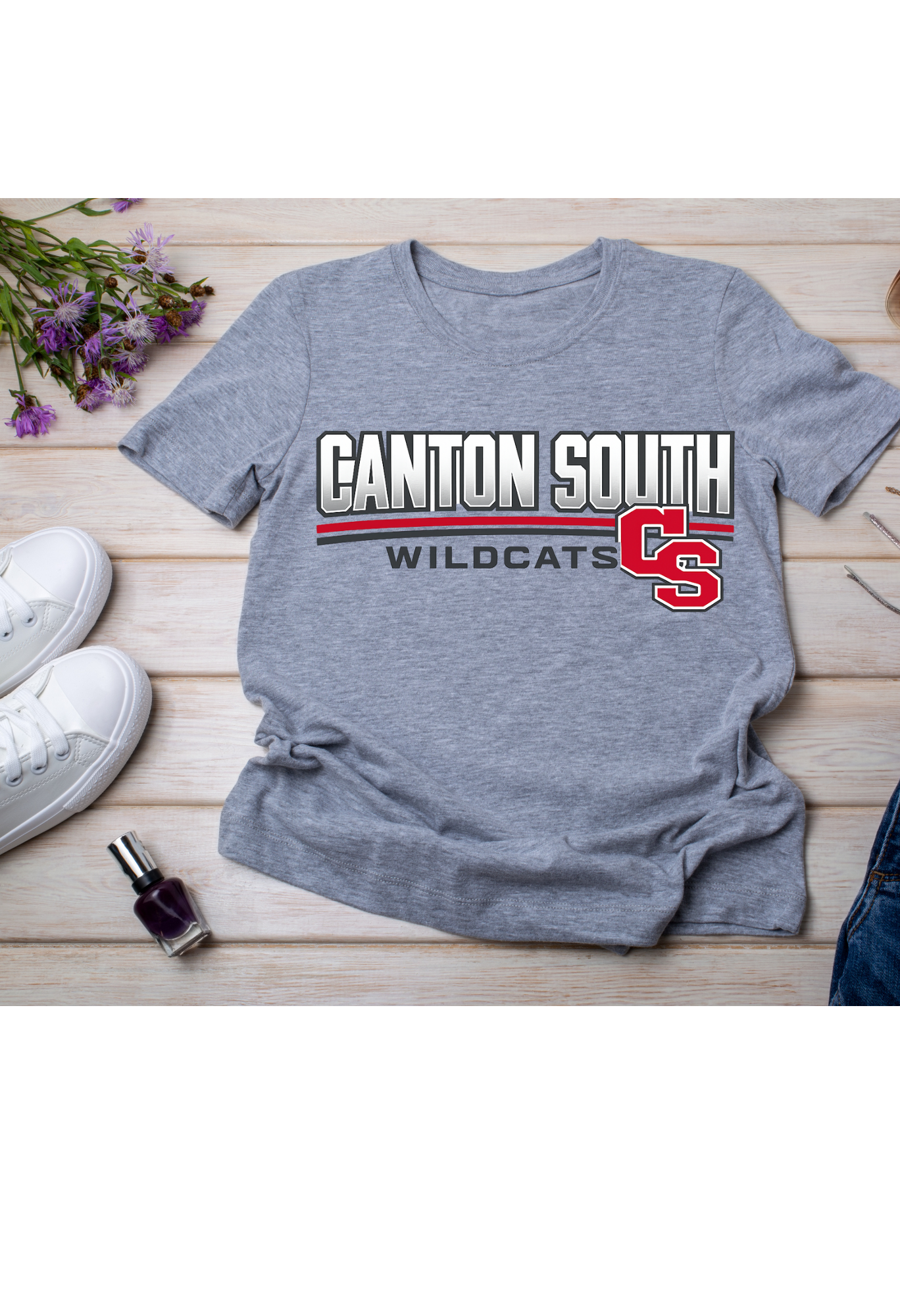 🏈 Canton South Wildcats Tee – Game Day & Spirit Wear Kendra's Self-Made Originations