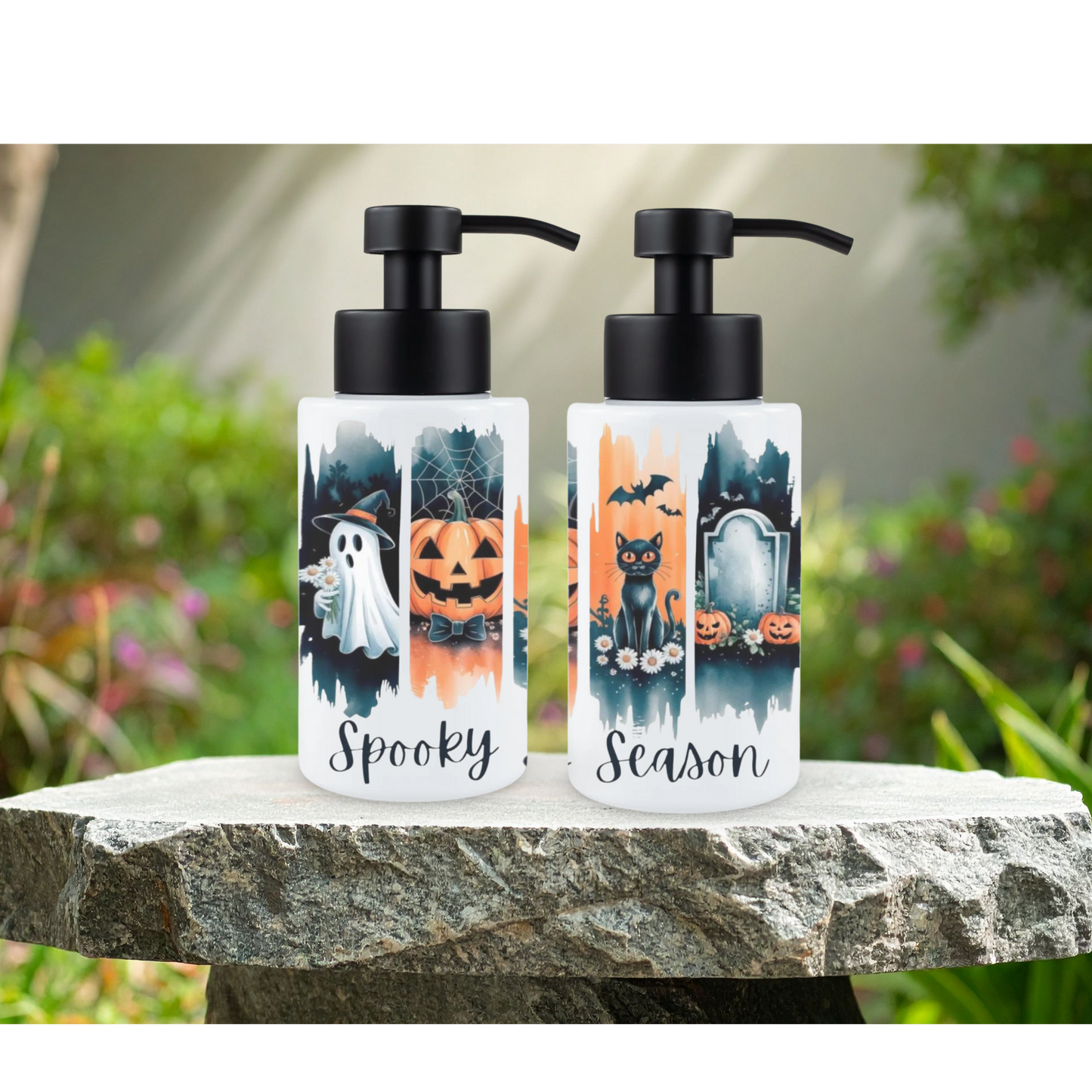 🎃 Spooky Season Soap or Lotion Dispensers – Halloween Home Décor Kendra's Self-Made Originations