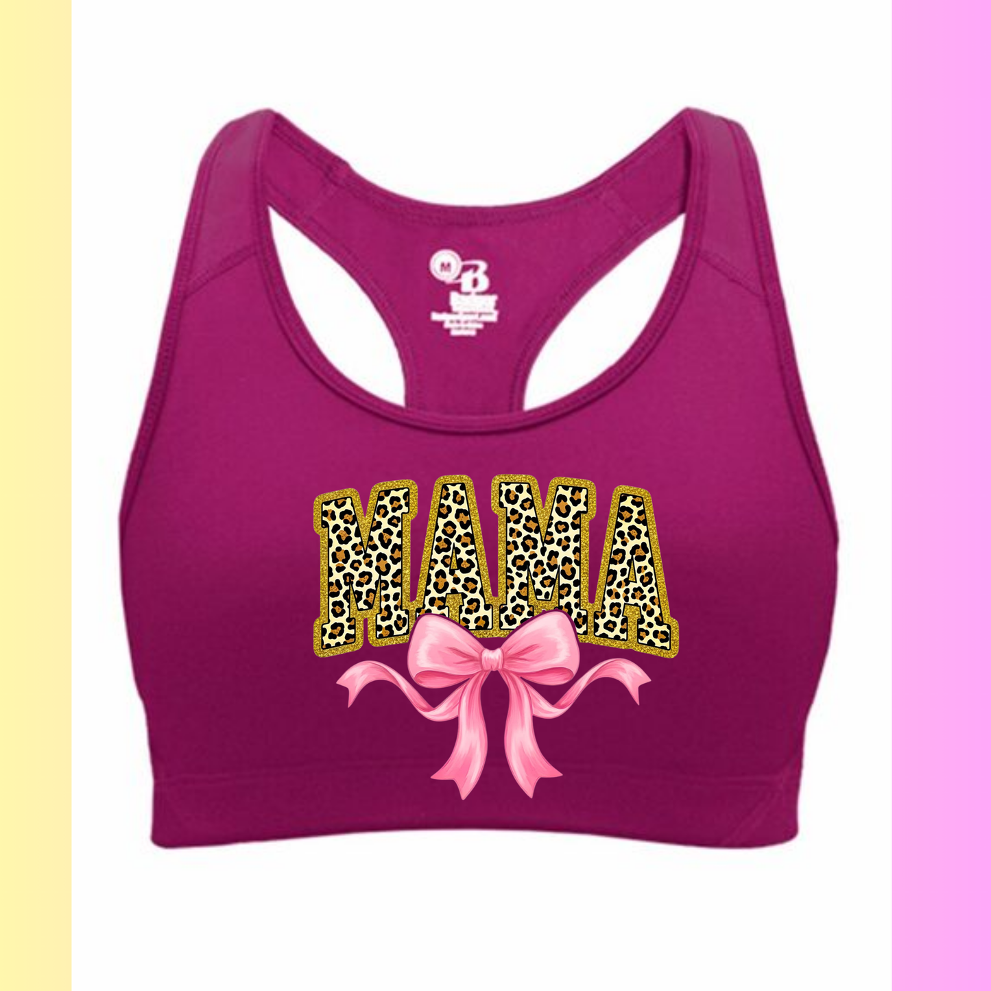“Mama” sports bra Kendra's Self-Made Originations