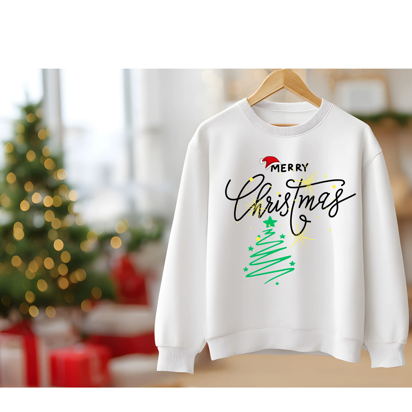 🎄✨ Merry Christmas Sweatshirt ✨🎄 Kendra's Self-Made Originations