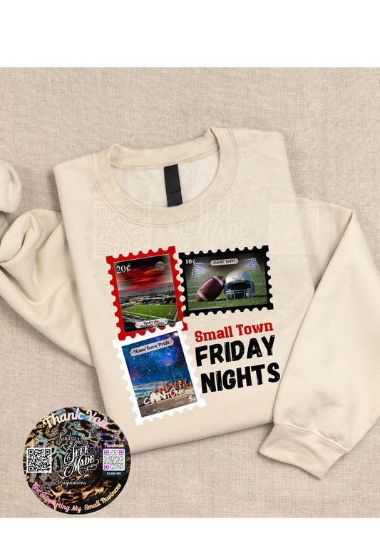 🏈 Small Town Friday Nights just hit different. ❤️🖤 Kendra's Self-Made Originations