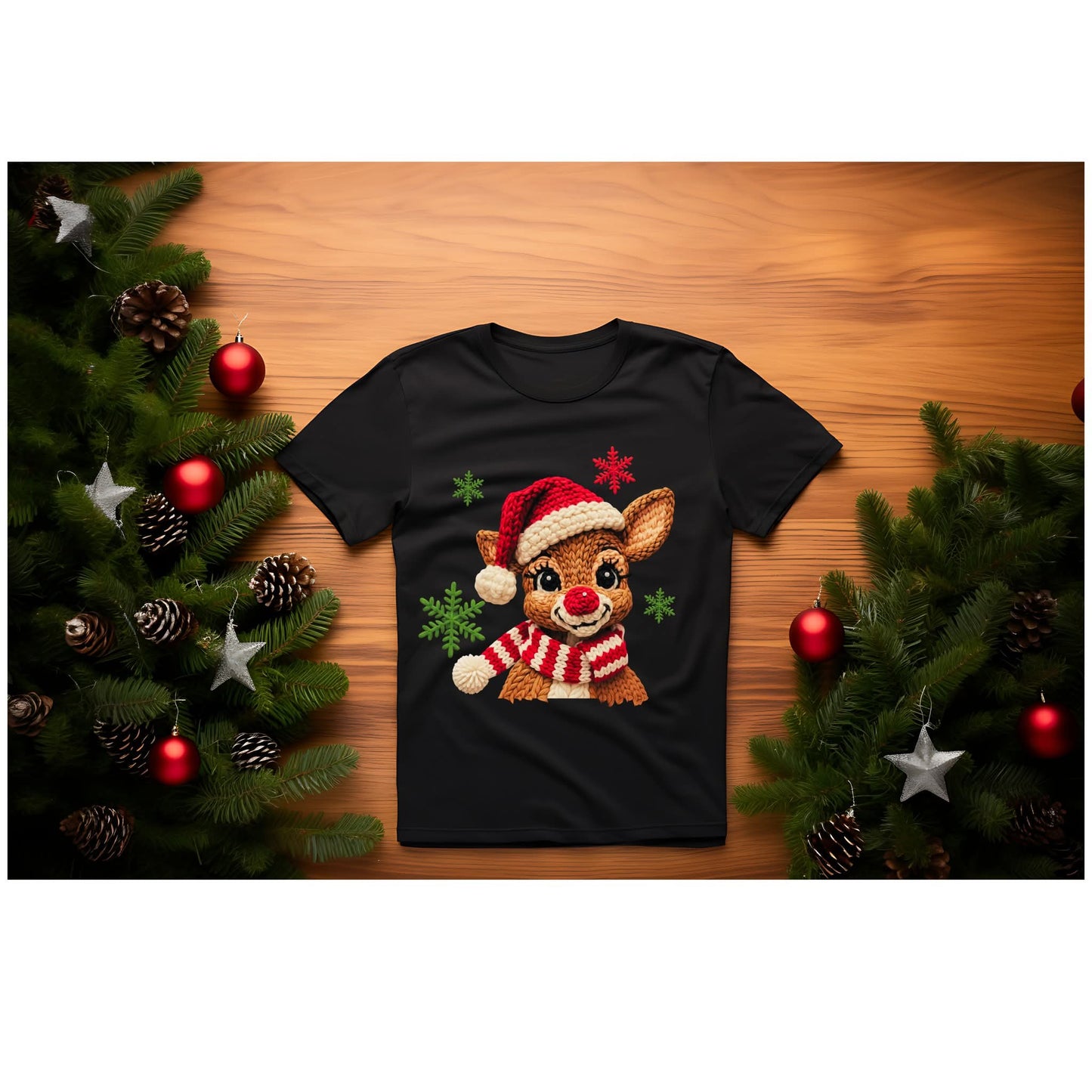 🦌 Cozy Rudolph Christmas Sweater – Knitted Reindeer Design Kendra's Self-Made Originations