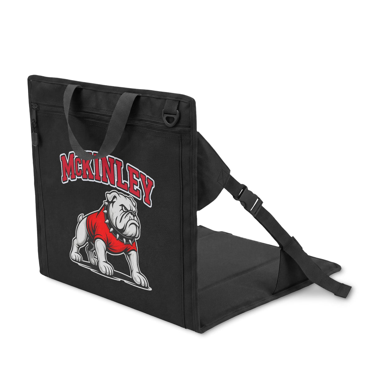 McKinley Bulldog Stadium Seat — Portable Padded Bleacher Chair Printify