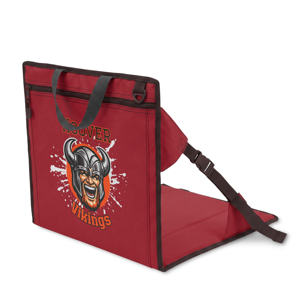 Hoover Vikings Stadium Seat Cushion — Portable Foldable Game Seat with Back Support Printify