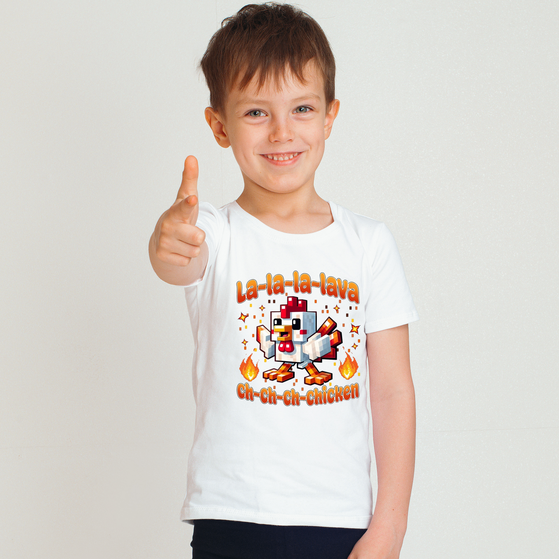 🎮 La-la-la-Lava Chicken T-Shirt Kendra's Self-Made Originations