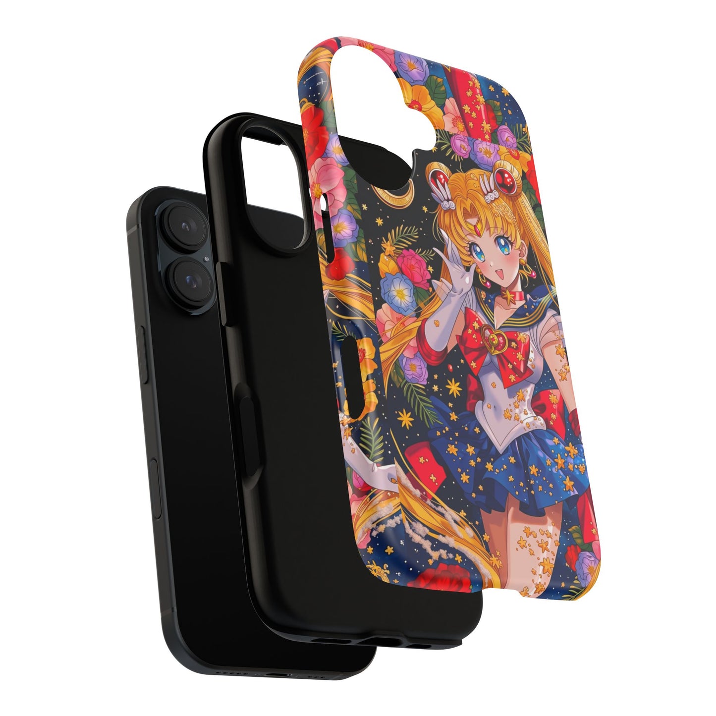 Sailor Moon Anime Phone Case – Colorful Magical Girl iPhone Cover Printify