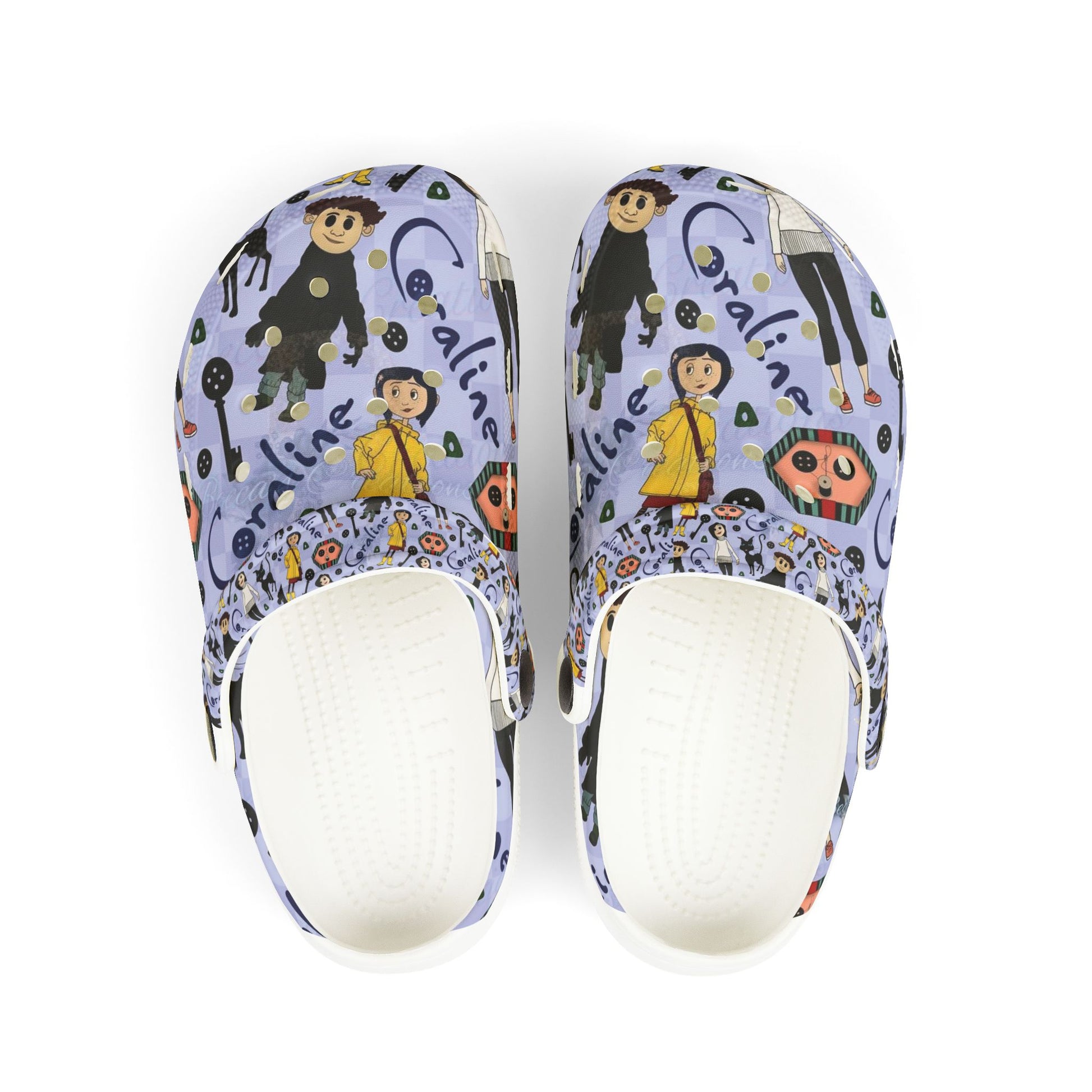 Kids' Garden Adventure Clogs — Cute Raincoat & Ladybug EVA Foam Shoes Printify
