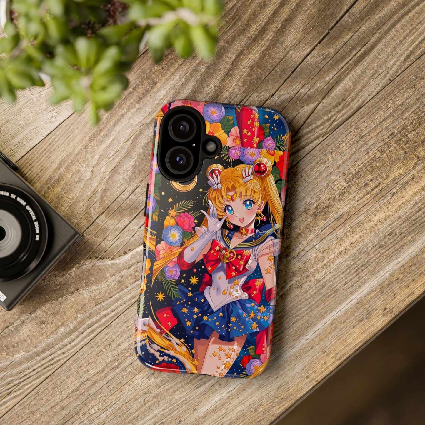 Sailor Moon Anime Phone Case – Colorful Magical Girl iPhone Cover Printify