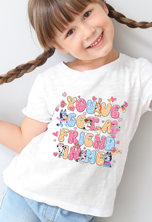 💘 “You’ve got a friend in me” Kids Valentine Shirt 💘 Kendra's Self-Made Originations