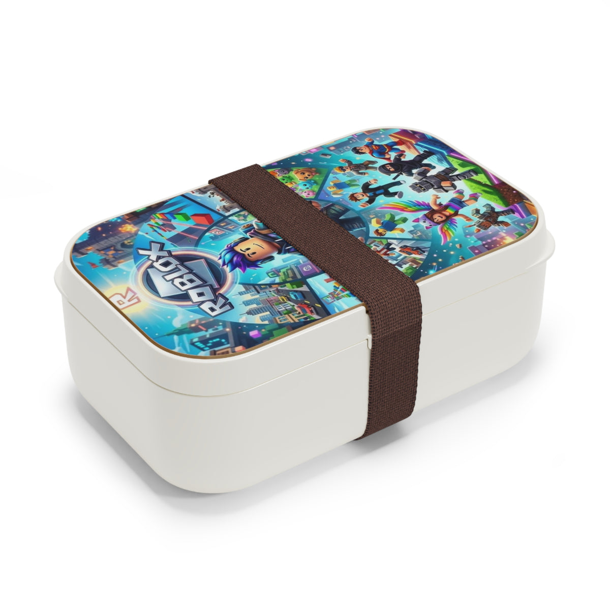 Roblox Kids Bento Lunch Box – Colorful Gaming Character Design Printify