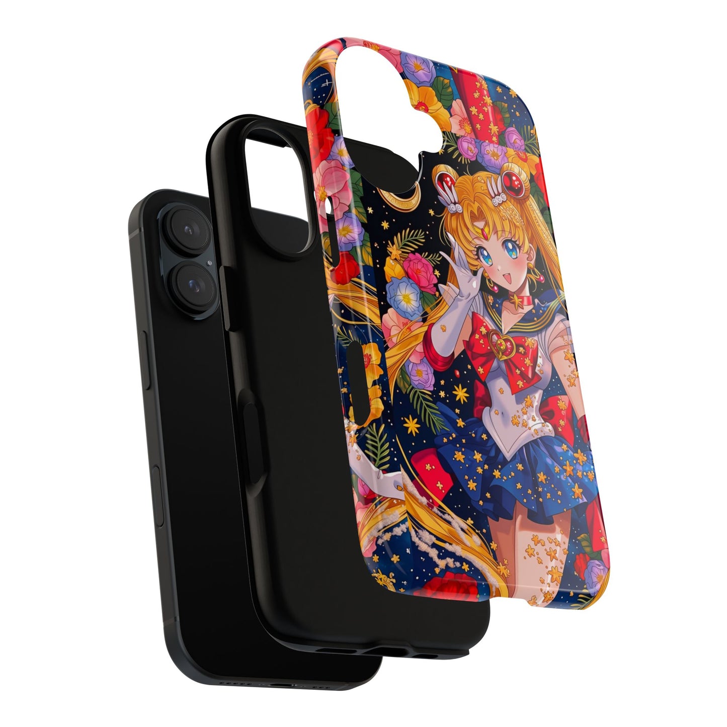 Sailor Moon Anime Phone Case – Colorful Magical Girl iPhone Cover Printify