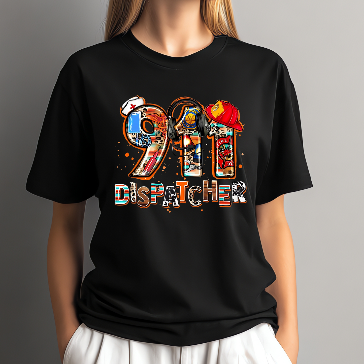 ☎️ 911 Dispatcher Tee – Everyday Heroes Collection Kendra's Self-Made Originations