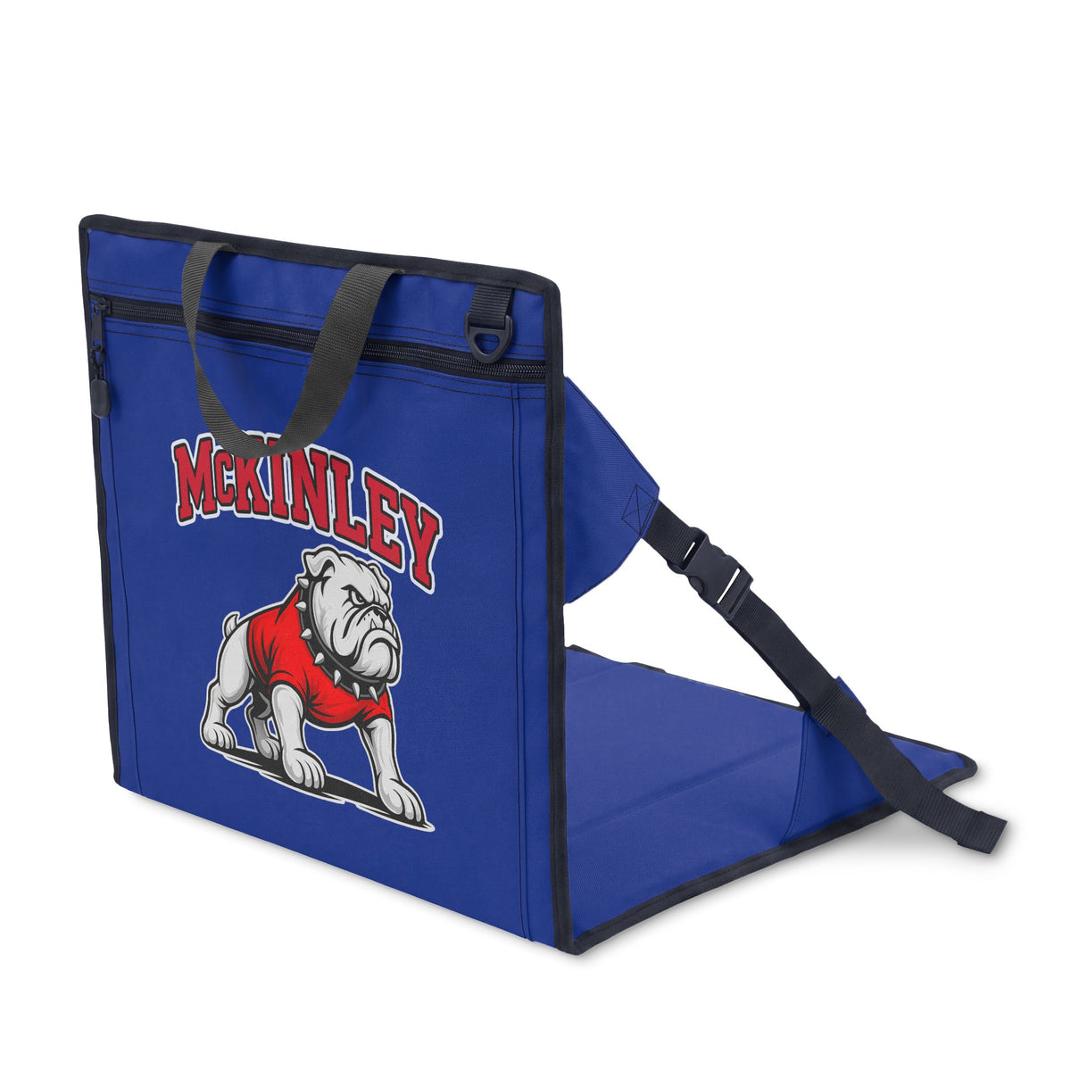 McKinley Bulldog Stadium Seat — Portable Padded Bleacher Chair Printify
