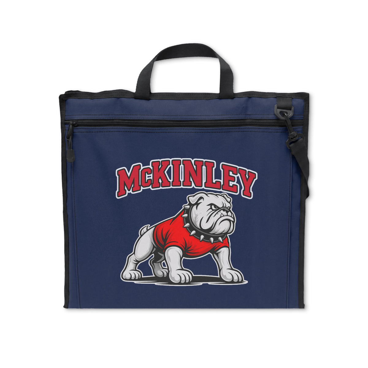 McKinley Bulldog Stadium Seat — Portable Padded Bleacher Chair Printify