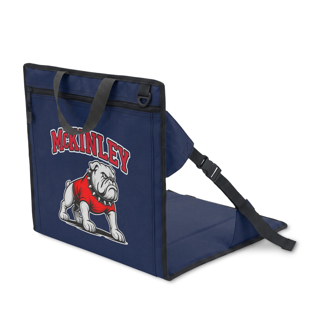 McKinley Bulldog Stadium Seat — Portable Padded Bleacher Chair Printify
