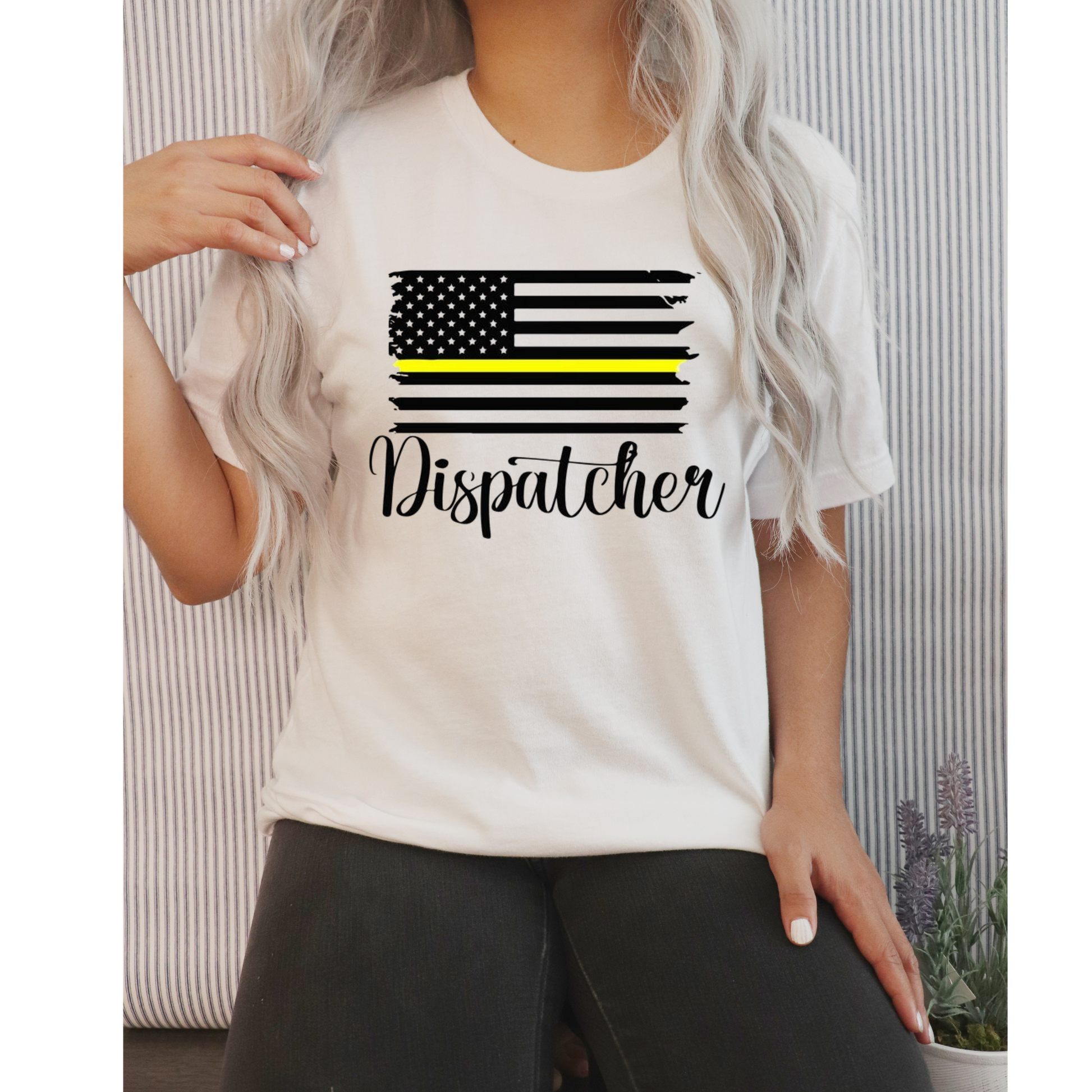 🚨 Dispatcher Thin Gold Line Sweatshirt Kendra's Self-Made Originations