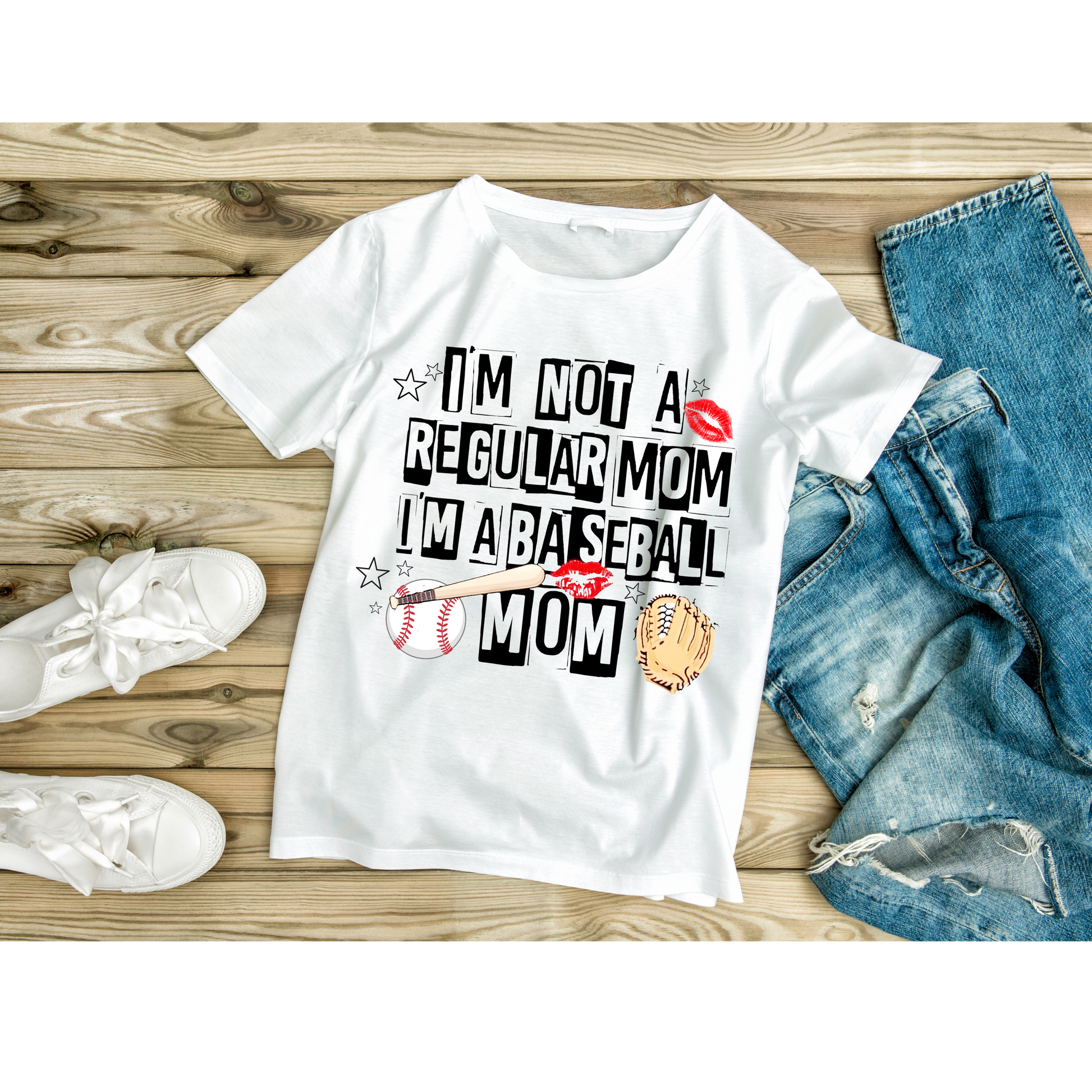 🧢⚾ Baseball Mom Graphic Tee Kendra's Self-Made Originations