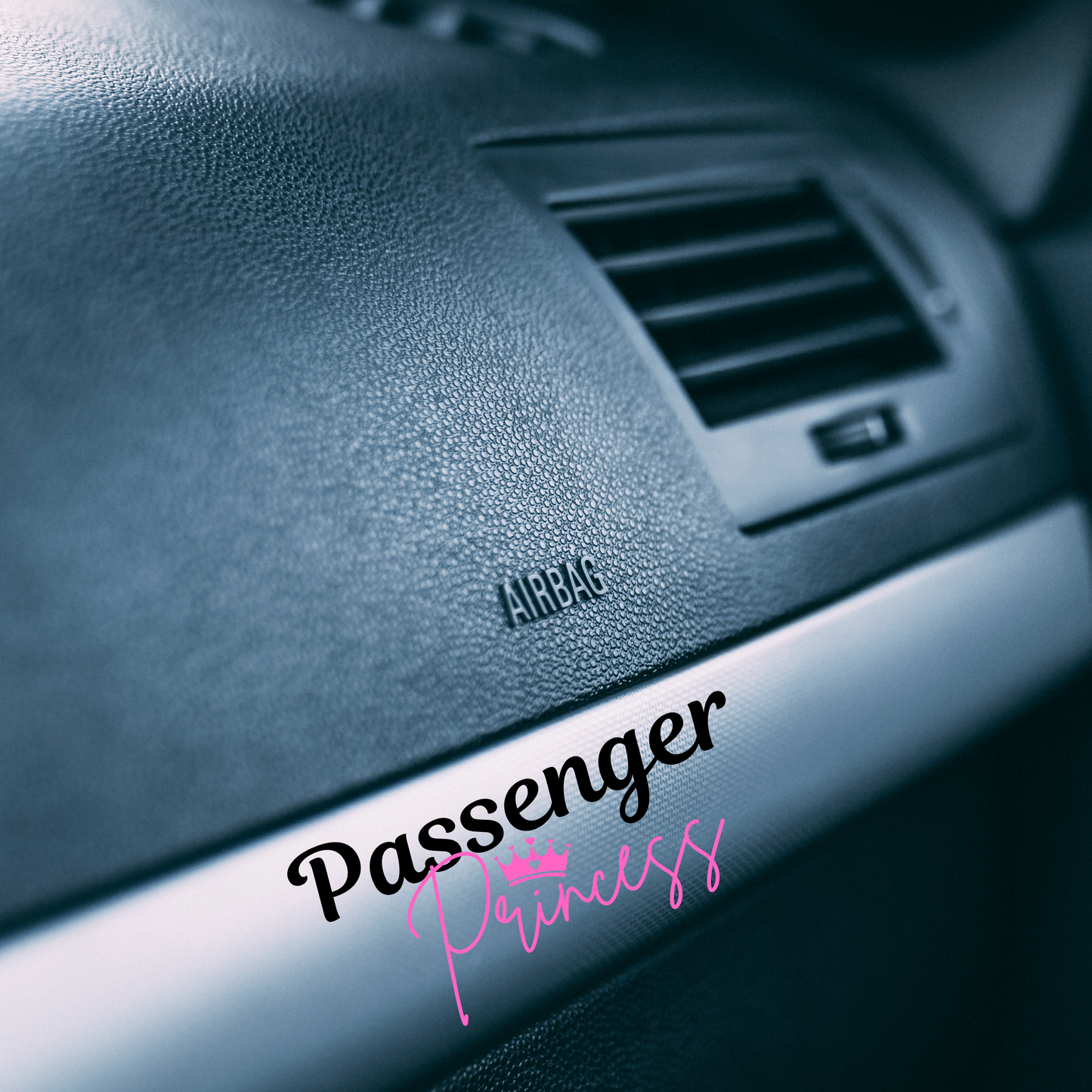 👑✨ Passenger Princess Car Decal ✨👑 Kendra's Self-Made Originations