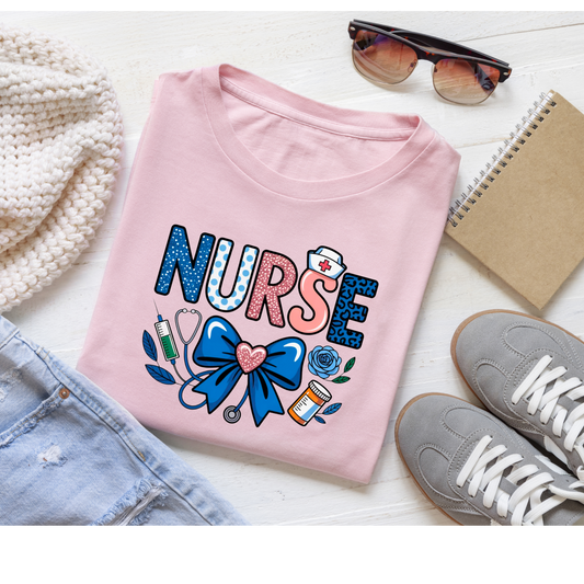 Cute Nurse Shirt | Nurse Life Tee | Healthcare Worker Shirt | RN Gift | Nurse Appreciation | Medical Shirt Kendra's Self-Made Originations