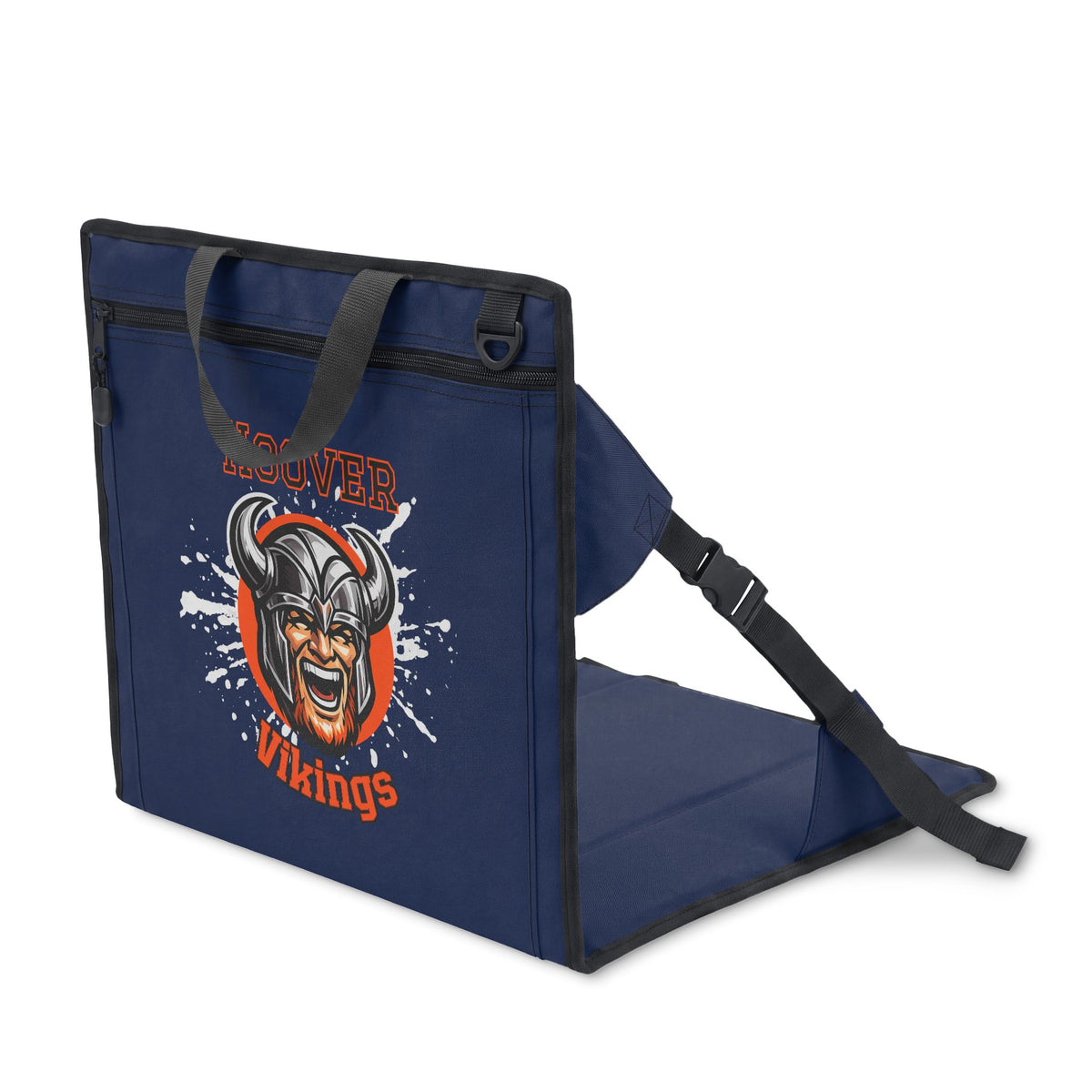 Hoover Vikings Stadium Seat Cushion — Portable Foldable Game Seat with Back Support Printify