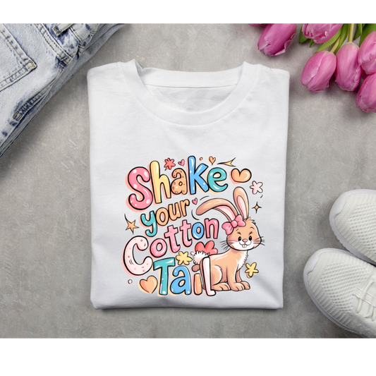 Shake Your Cotton Tail Shirt | Easter Bunny Shirt Kendra's Self-Made Originations