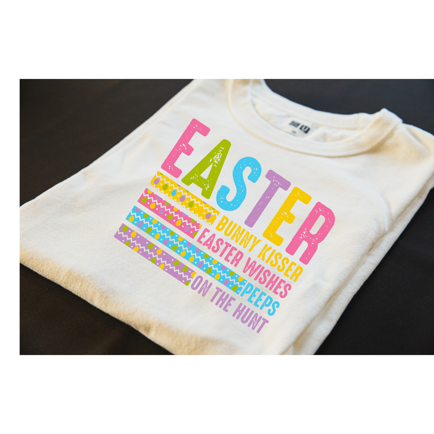 Retro Pastel Easter T-Shirt - Funny "Bunny Kisser & Peeps" Graphic Tee Kendra's Self-Made Originations