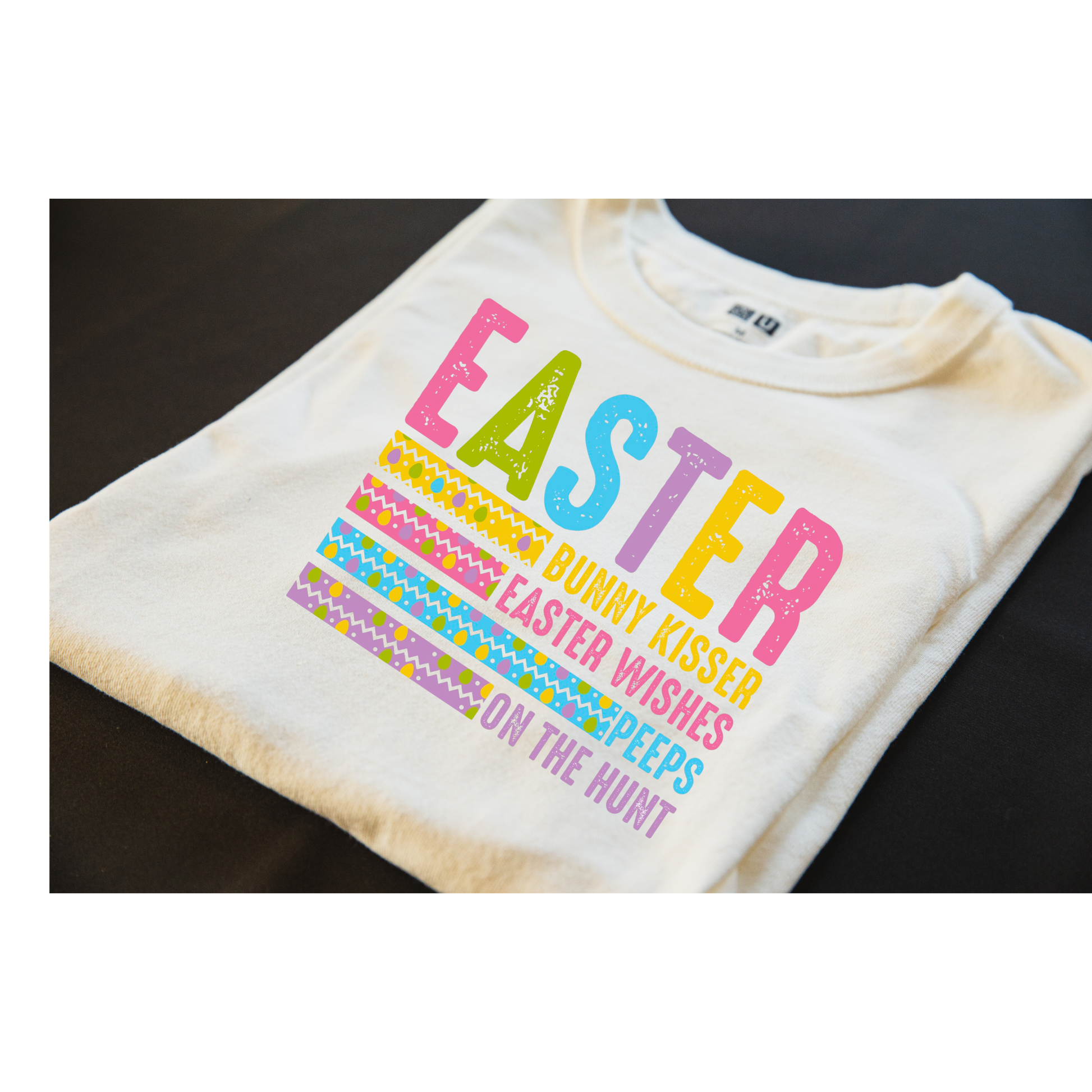 Retro Pastel Easter T-Shirt - Funny "Bunny Kisser & Peeps" Graphic Tee Kendra's Self-Made Originations
