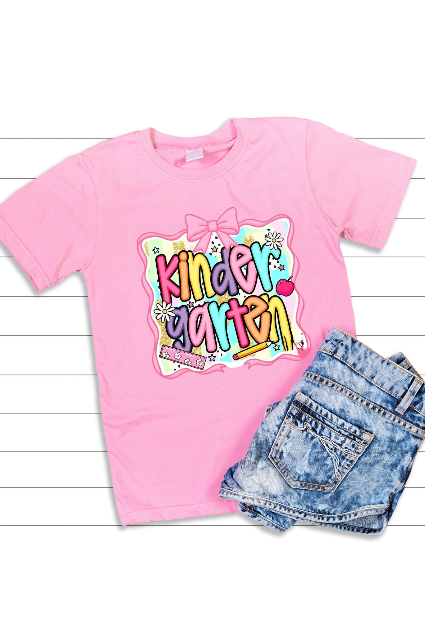 Cute Custom Kindergarten Shirt Kendra's Self-Made Originations
