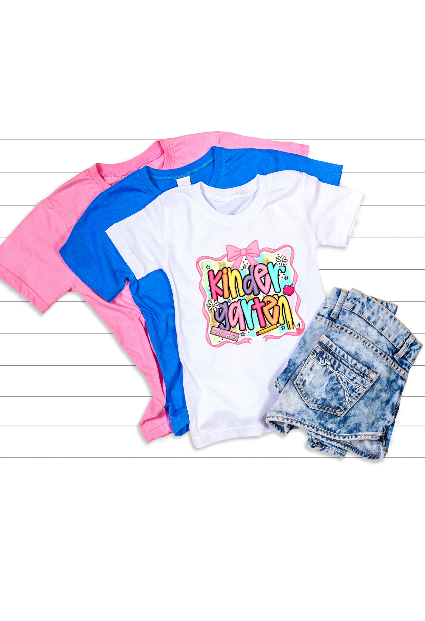 Cute Custom Kindergarten Shirt Kendra's Self-Made Originations