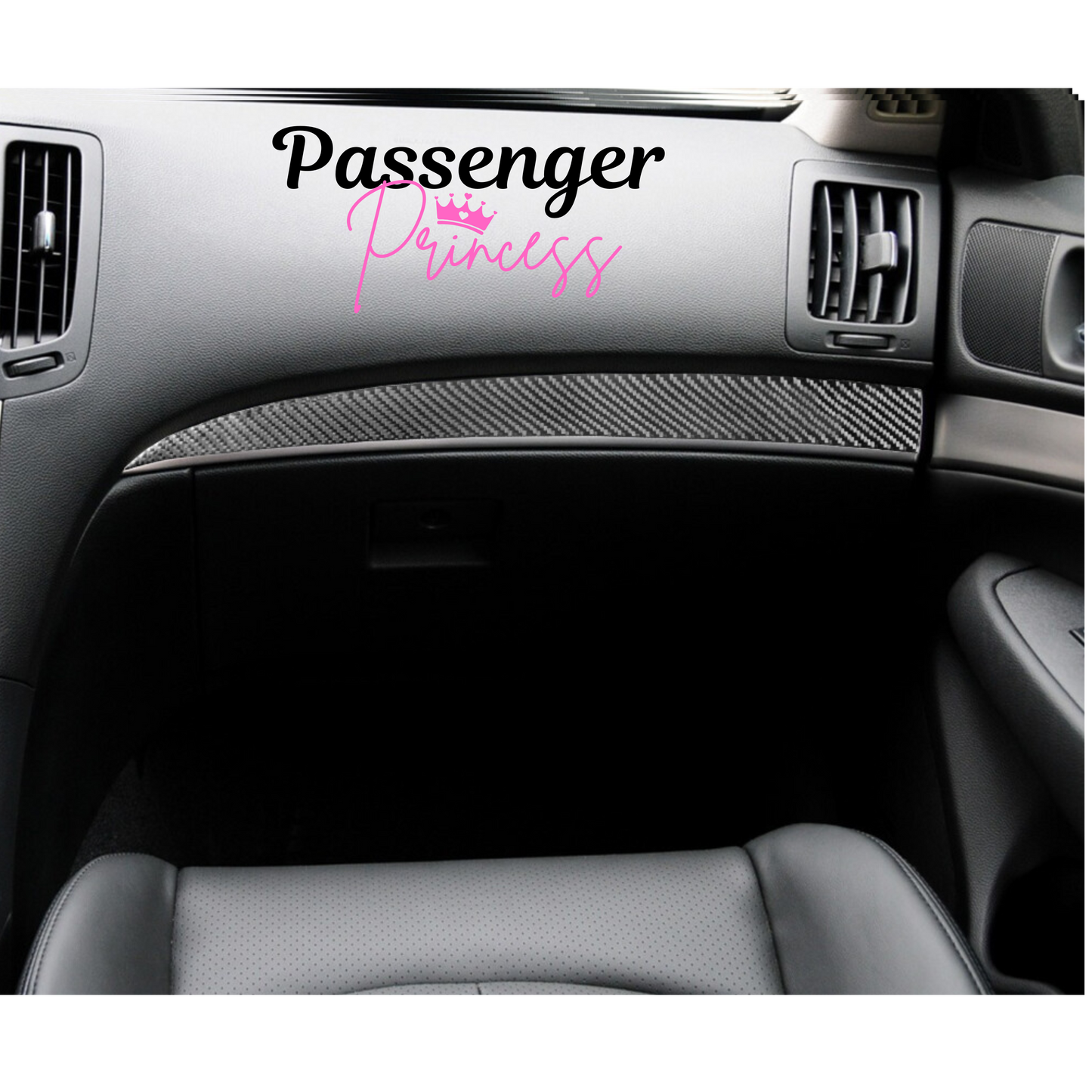 👑✨ Passenger Princess Car Decal ✨👑 Kendra's Self-Made Originations