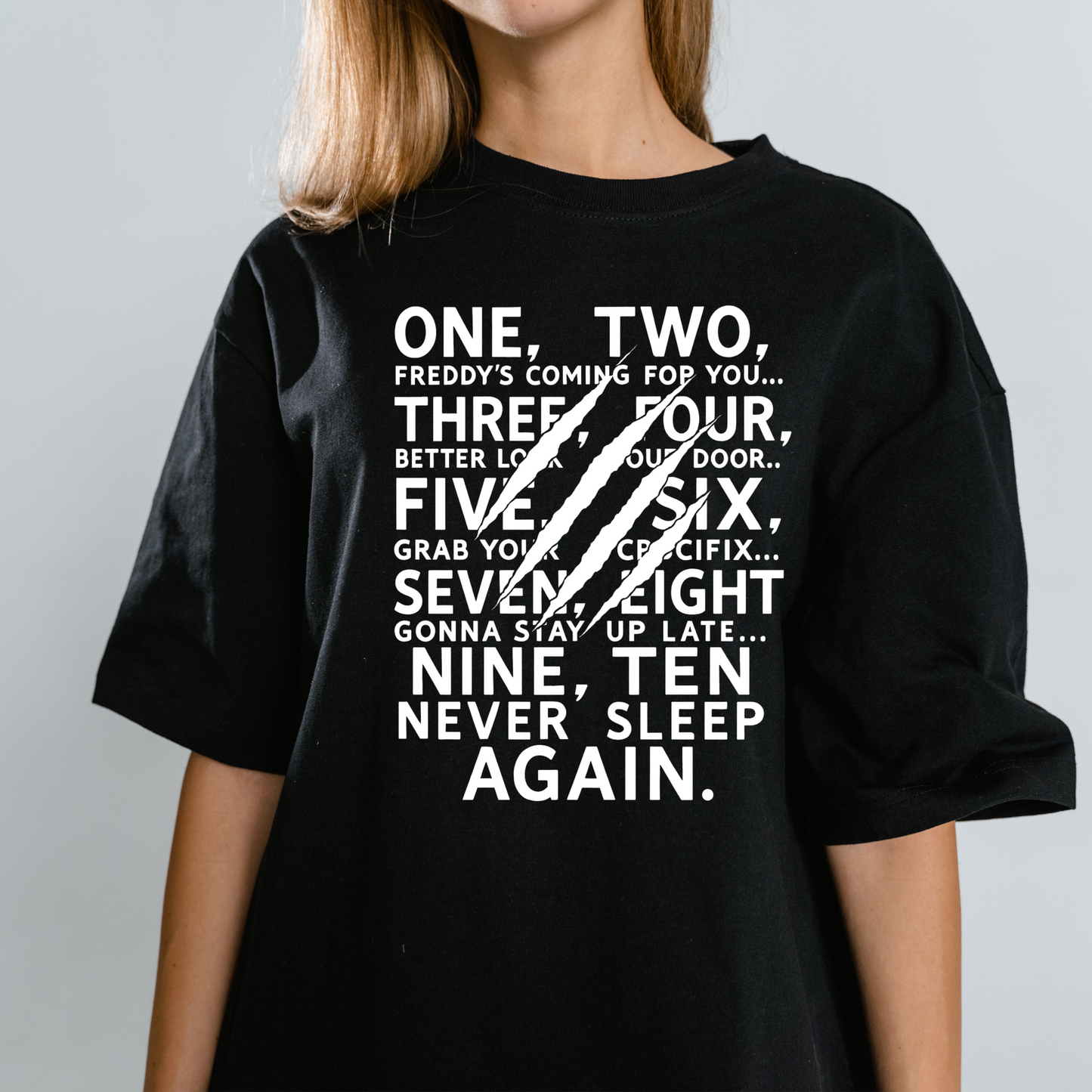 😱 Freddy’s Coming Horror Tee – Nightmare Nursery Rhyme Shirt Kendra's Self-Made Originations