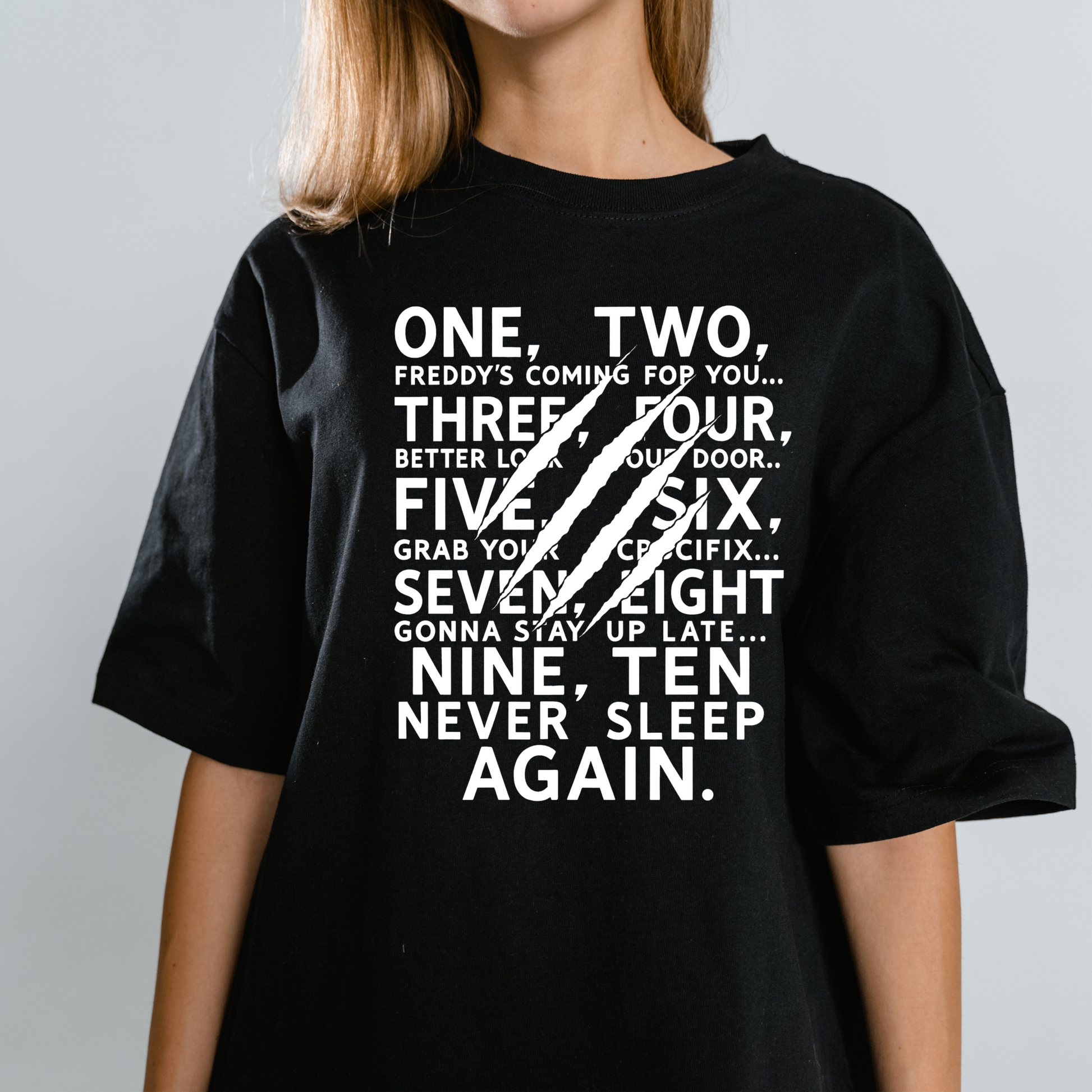 😱 Freddy’s Coming Horror Tee – Nightmare Nursery Rhyme Shirt Kendra's Self-Made Originations