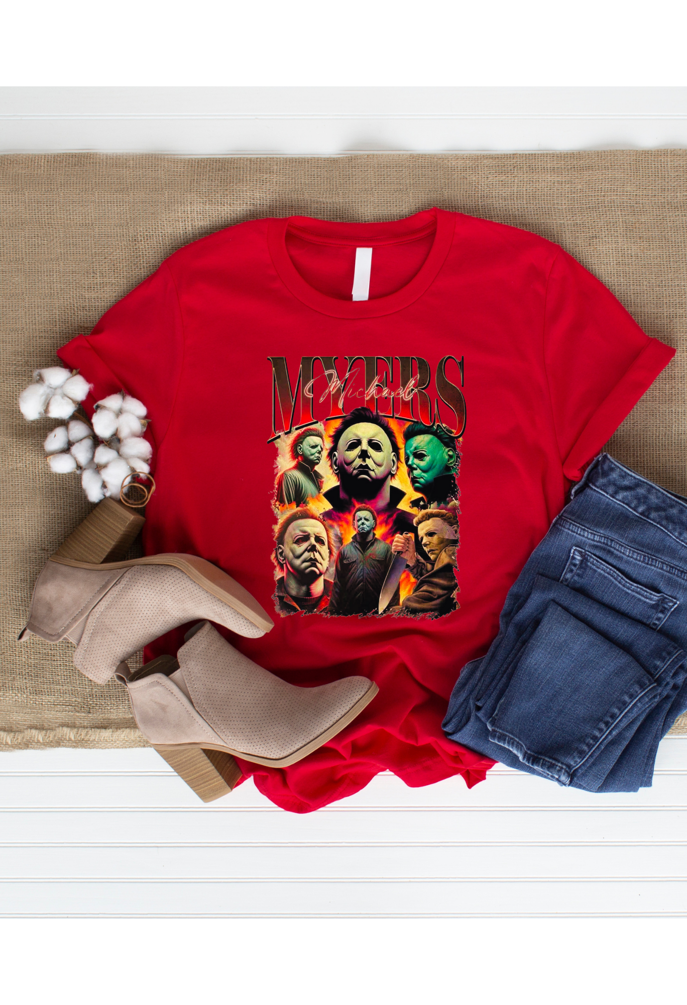🎃 Michael Myers Horror Tee – Classic Slasher Graphic Shirt Kendra's Self-Made Originations