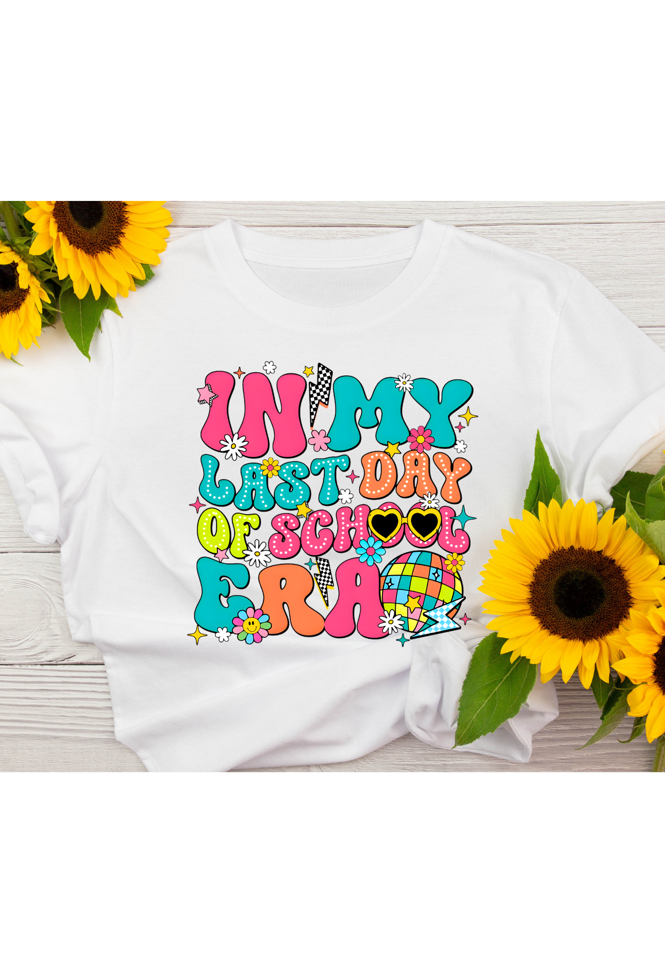 “In My Last Day of School Era” shirt! Kendra's Self-Made Originations
