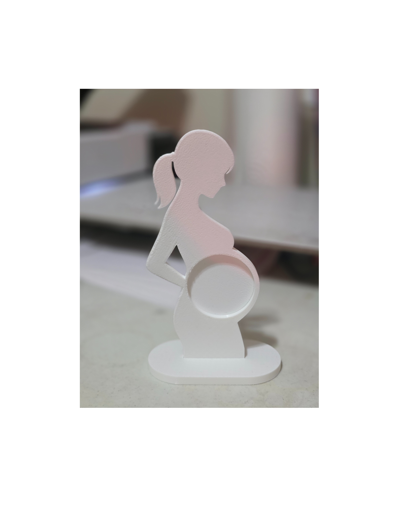 🤍 3D Printed Pregnancy Ultrasound Photo Holder – Baby Announcement Keepsake 🤍 Kendra's Self-Made Originations