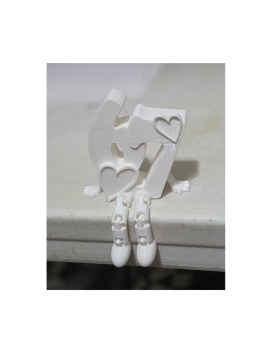 ❤️ 3D Printed “6 7” Fidget Figure with Moving Legs ❤️ Kendra's Self-Made Originations