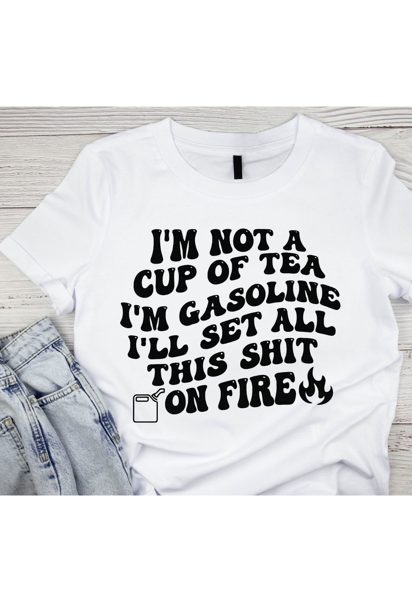I’m Not a Cup of Tea Shirt, Funny Attitude Shirt, Sassy Graphic Tee, Bold Statement Shirt, Trendy Streetwear Tee, Edgy Funny Shirt, Gift for Her Kendra's Self-Made Originations