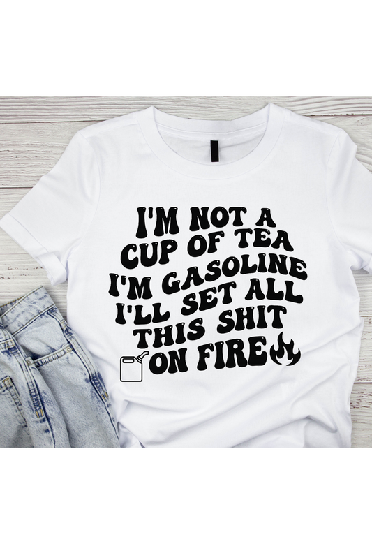 I’m Not a Cup of Tea Shirt, Funny Attitude Shirt, Sassy Graphic Tee, Bold Statement Shirt, Trendy Streetwear Tee, Edgy Funny Shirt, Gift for Her Kendra's Self-Made Originations