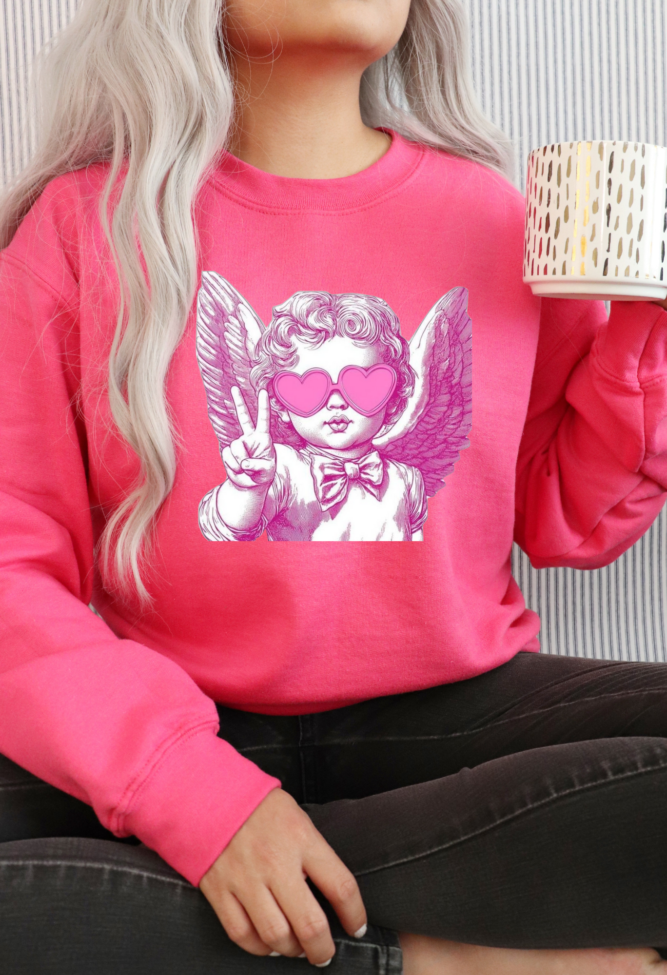 "Cool Cupid" Sweatshirt Kendra's Self-Made Originations