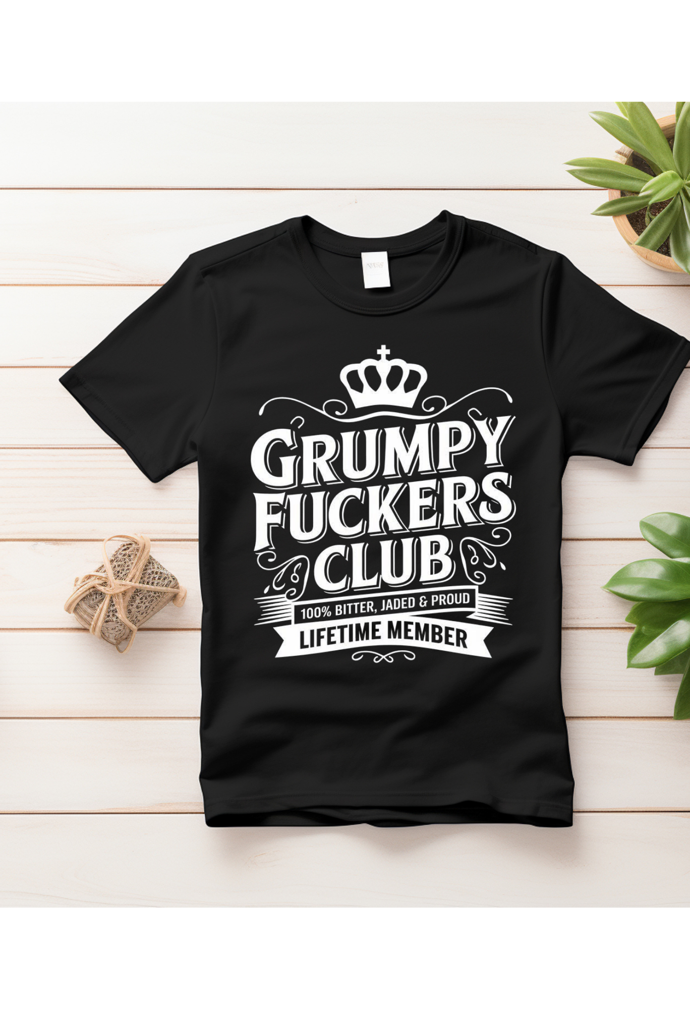 Grumpy Club Funny Shirt | Sarcastic Adult Humor Tee | Dark Humor Graphic Shirt | Funny Statement Shirt | Unisex Bold Tee Kendra's Self-Made Originations