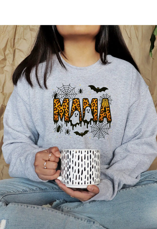 spooky mama sweatshirt Kendra's Self-Made Originations